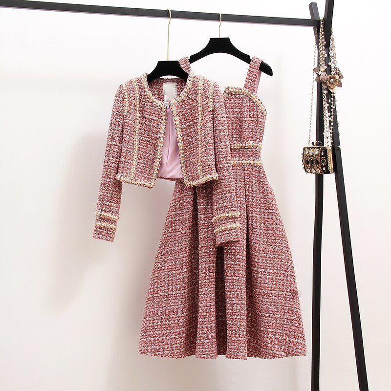 ARLI Tweed Short Jacket & Dress – Veloristore