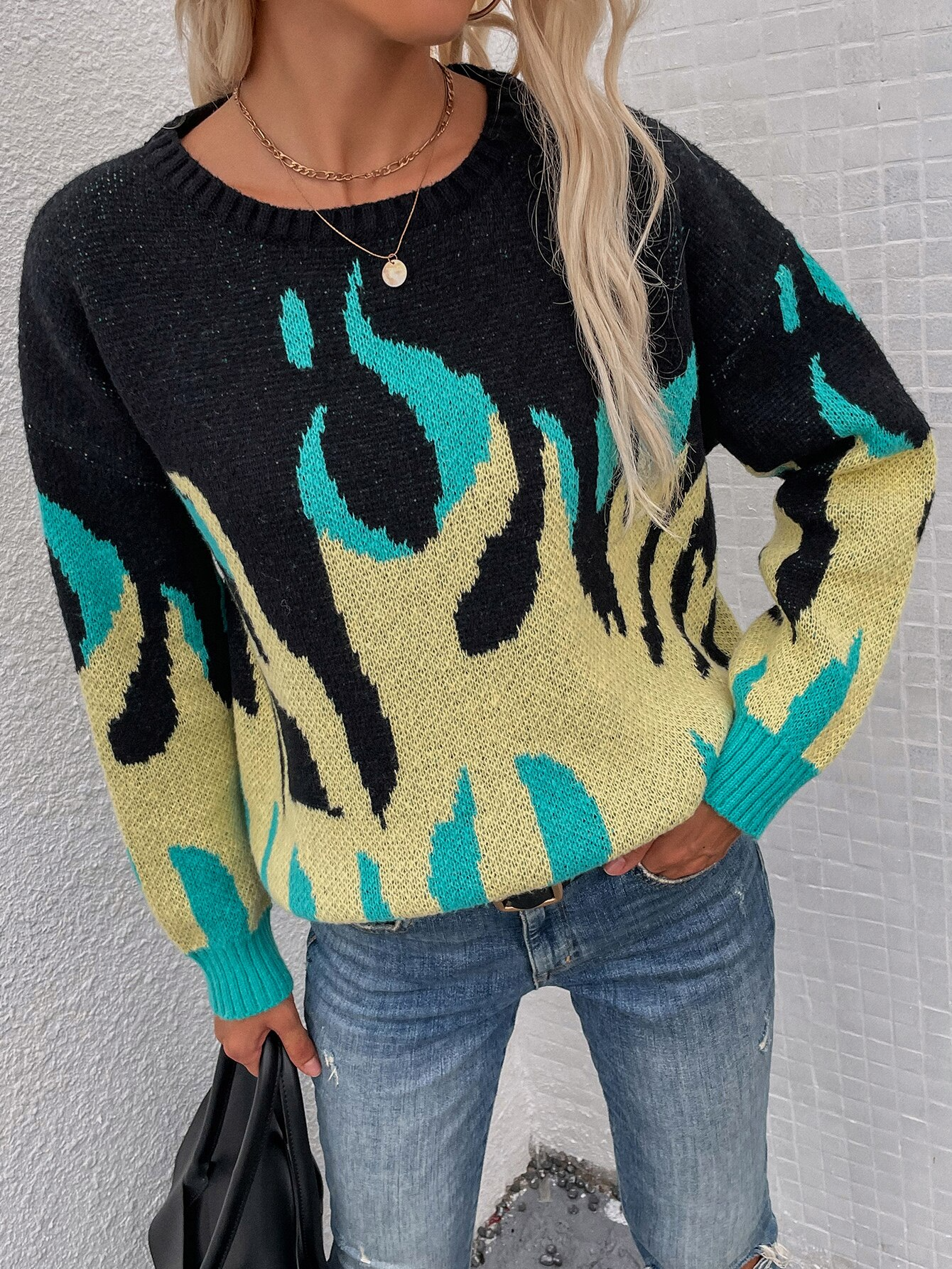 ANNA Flame Sweater - Veloristore