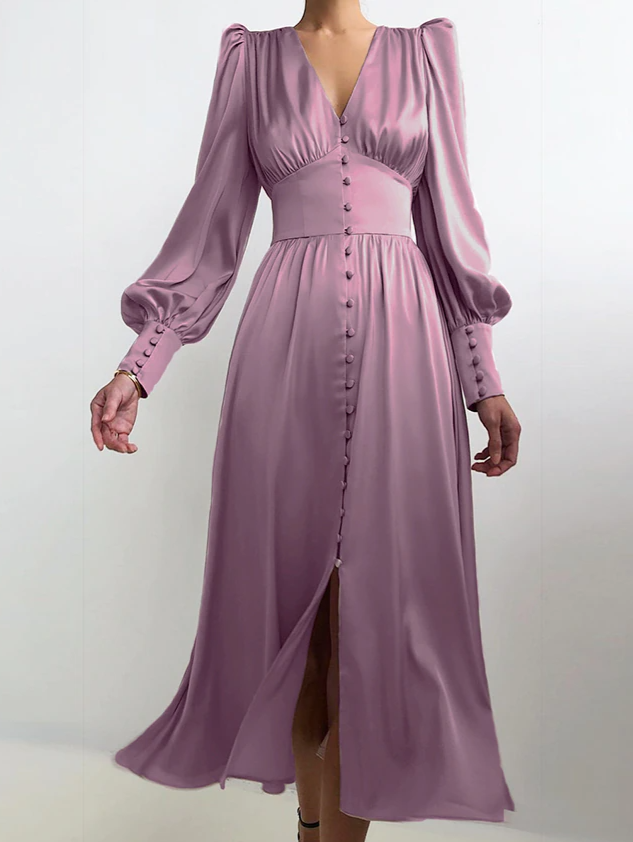 MARLI Elegant Satin Dress