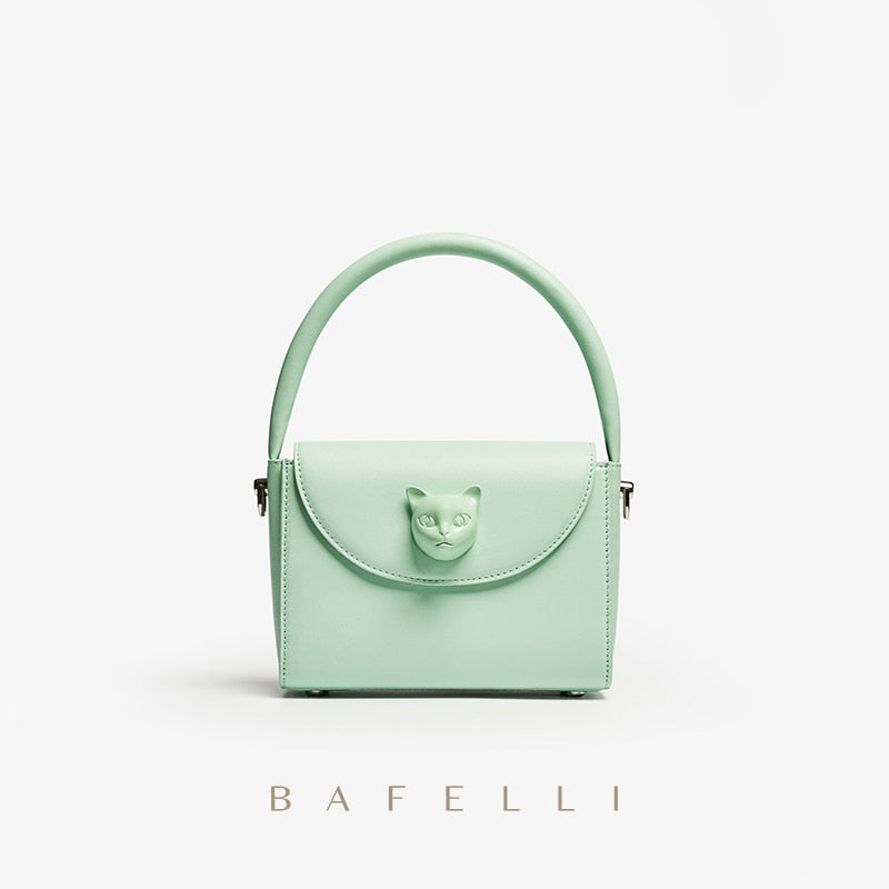 BAFELLI CAT Style Leather Bag - Veloristore