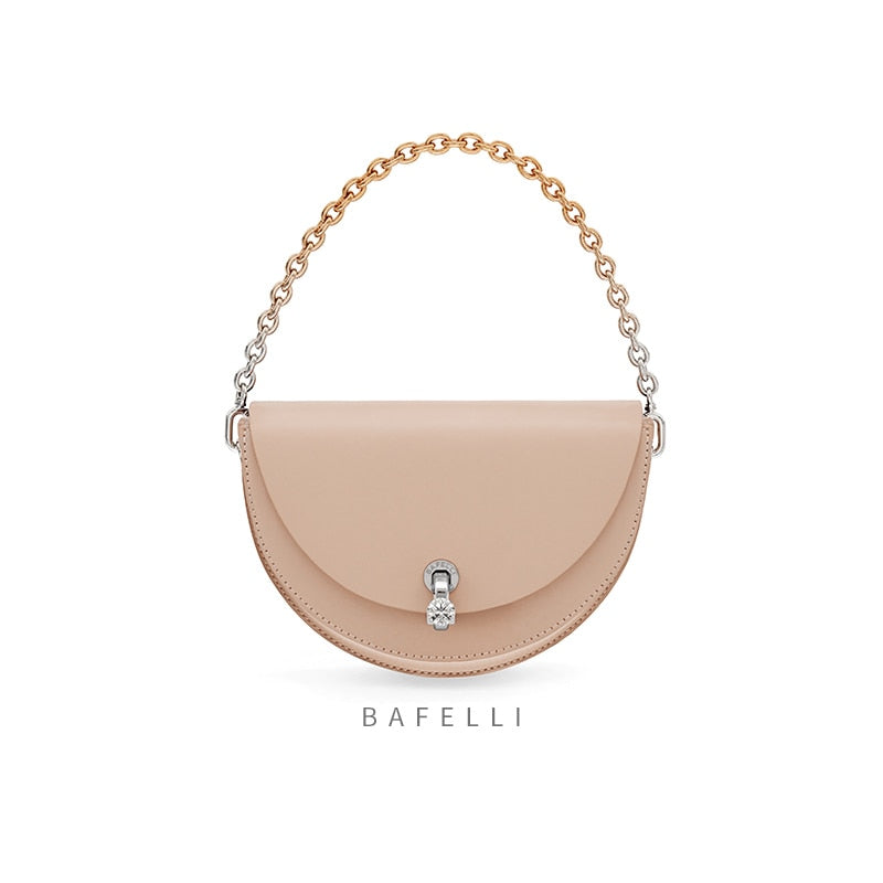 BAFELLI Diamond Ring-Lock Crossbody Bag