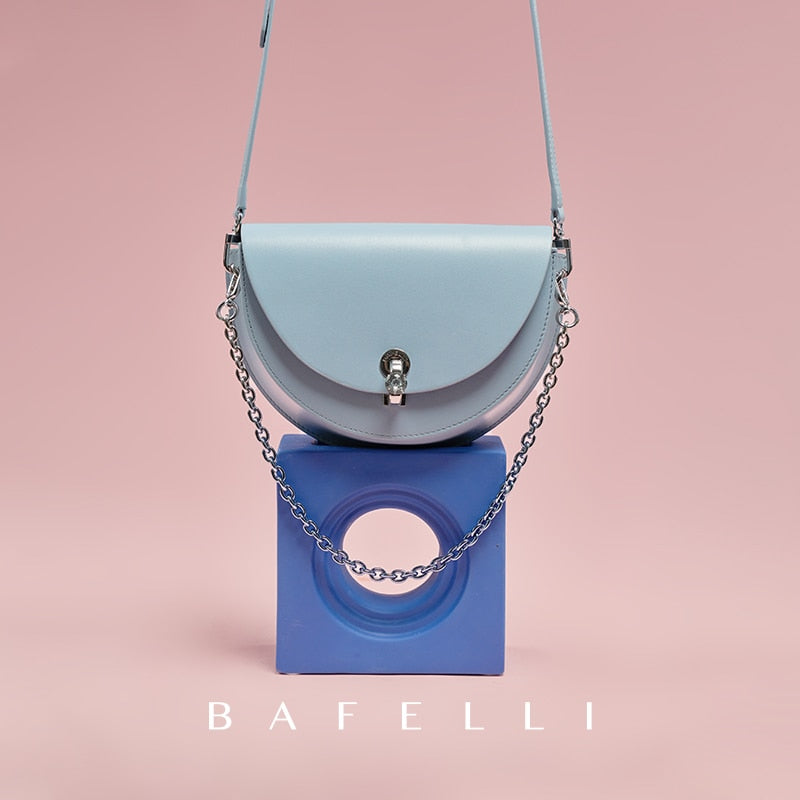 BAFELLI Diamond Ring-Lock Crossbody Bag