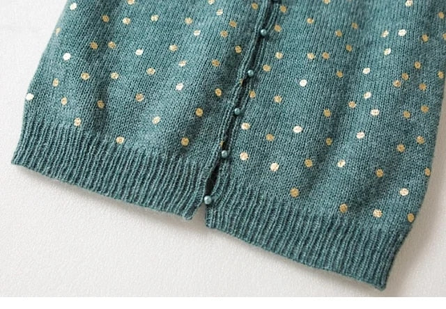 ANNABELLE Short Sleeve Knit Cardigan