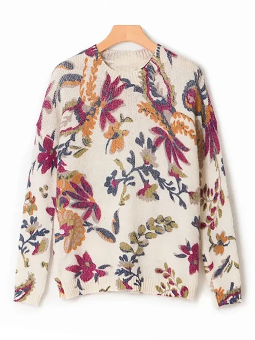 Zara floral outlet jumper