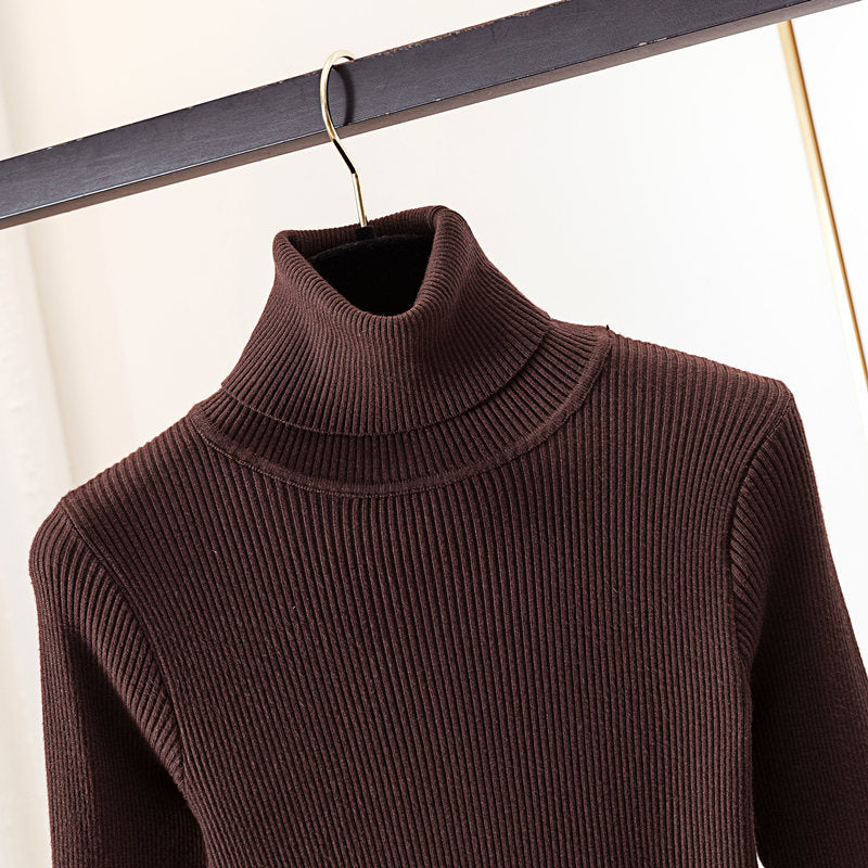 Knitted Turtleneck Sweater - Veloristore