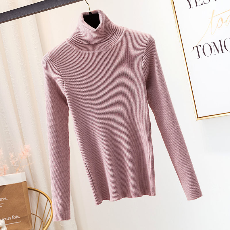 Knitted Turtleneck Sweater - Veloristore