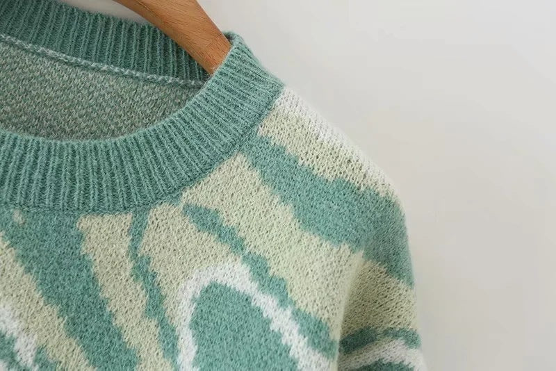 ASHLEY Oversized Tie Dye Sweater