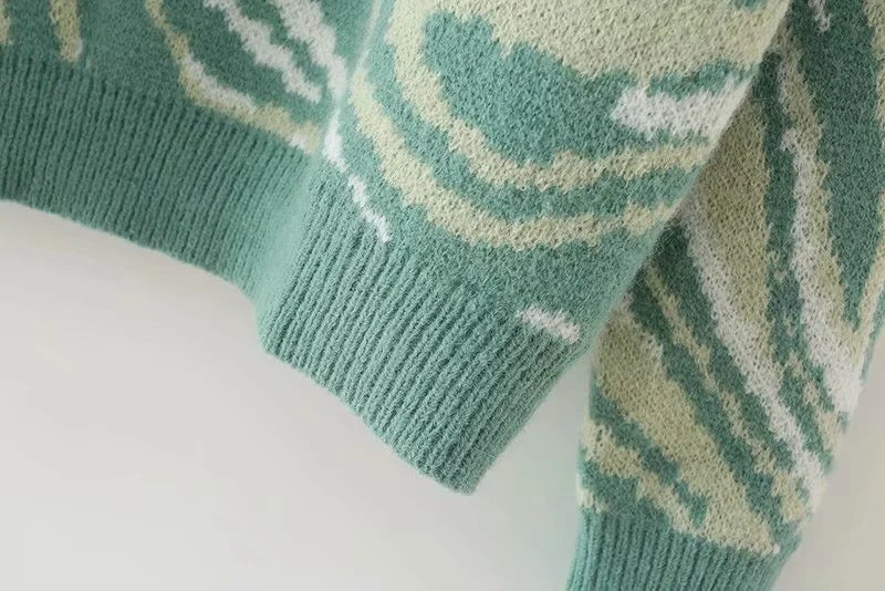 ASHLEY Oversized Tie Dye Sweater - Veloristore