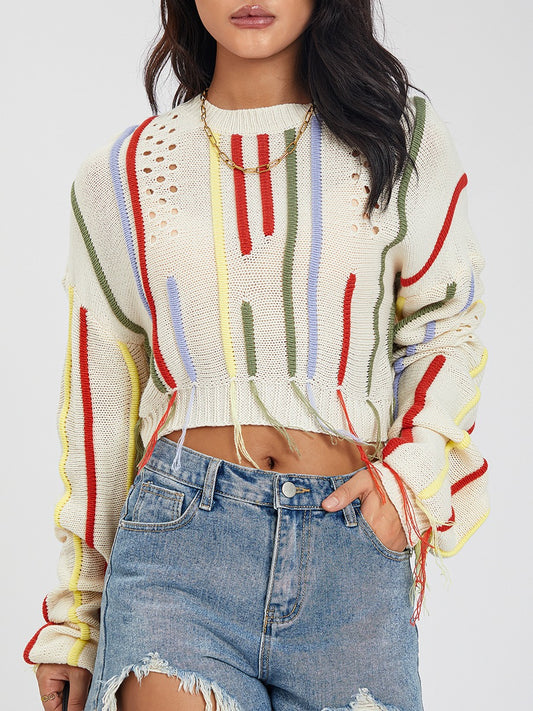 CHICCA Cropped Sweater
